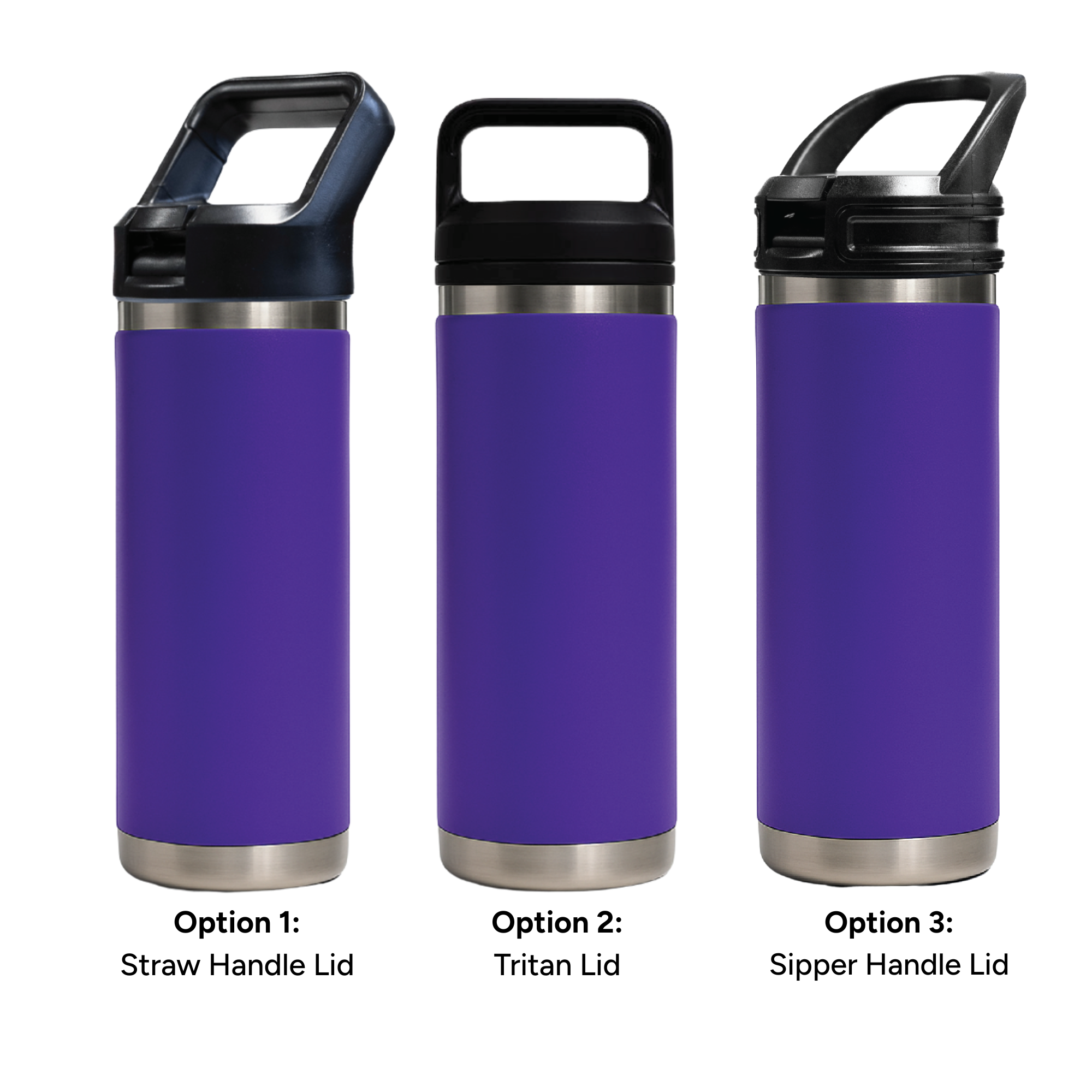HYDRO - 532ml Vacuum Bottle - 3 Different Lid Options