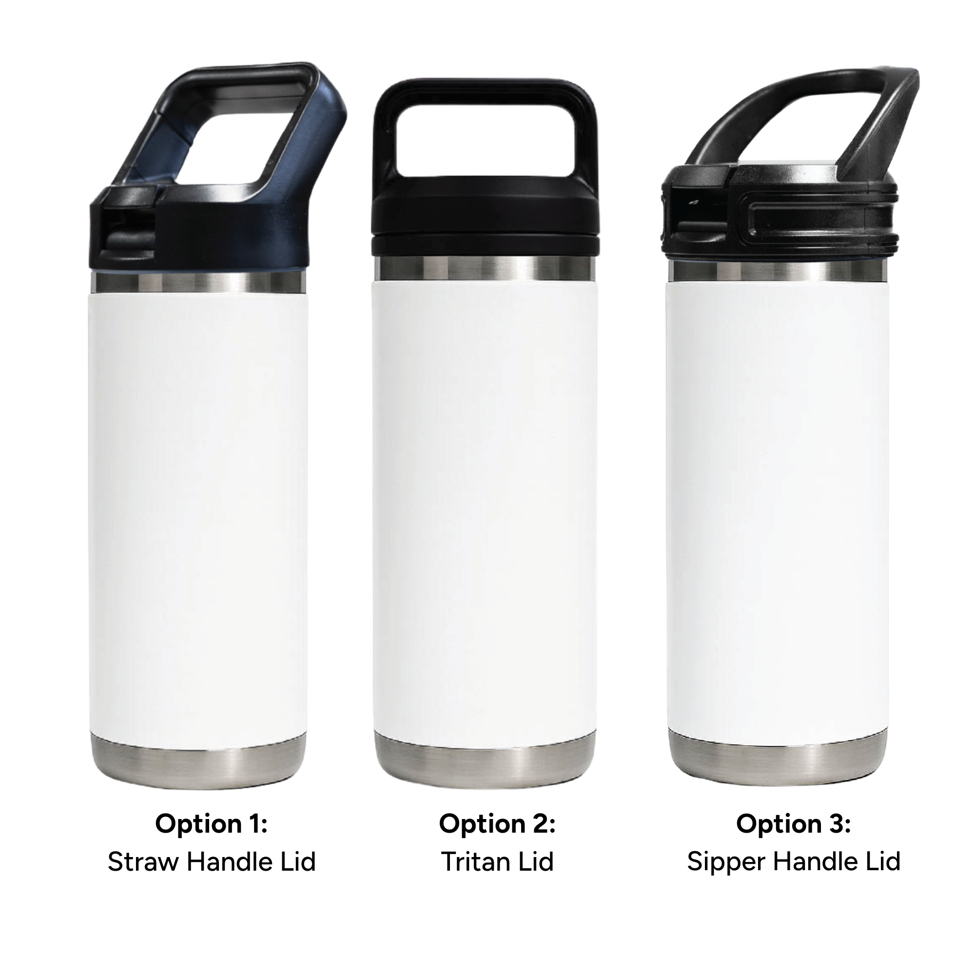 HYDRO - 532ml Vacuum Bottle - 3 Different Lid Options