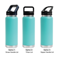 HYDRO - 750ml Vacuum Bottle - 3 Different Lid Options