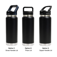HYDRO - 750ml Vacuum Bottle - 3 Different Lid Options