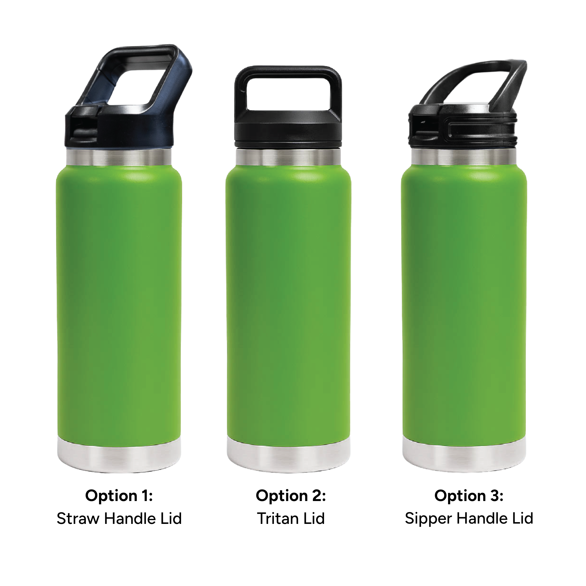 HYDRO - 750ml Vacuum Bottle - 3 Different Lid Options
