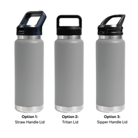 HYDRO - 750ml Vacuum Bottle - 3 Different Lid Options
