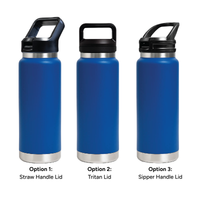 HYDRO - 750ml Vacuum Bottle - 3 Different Lid Options
