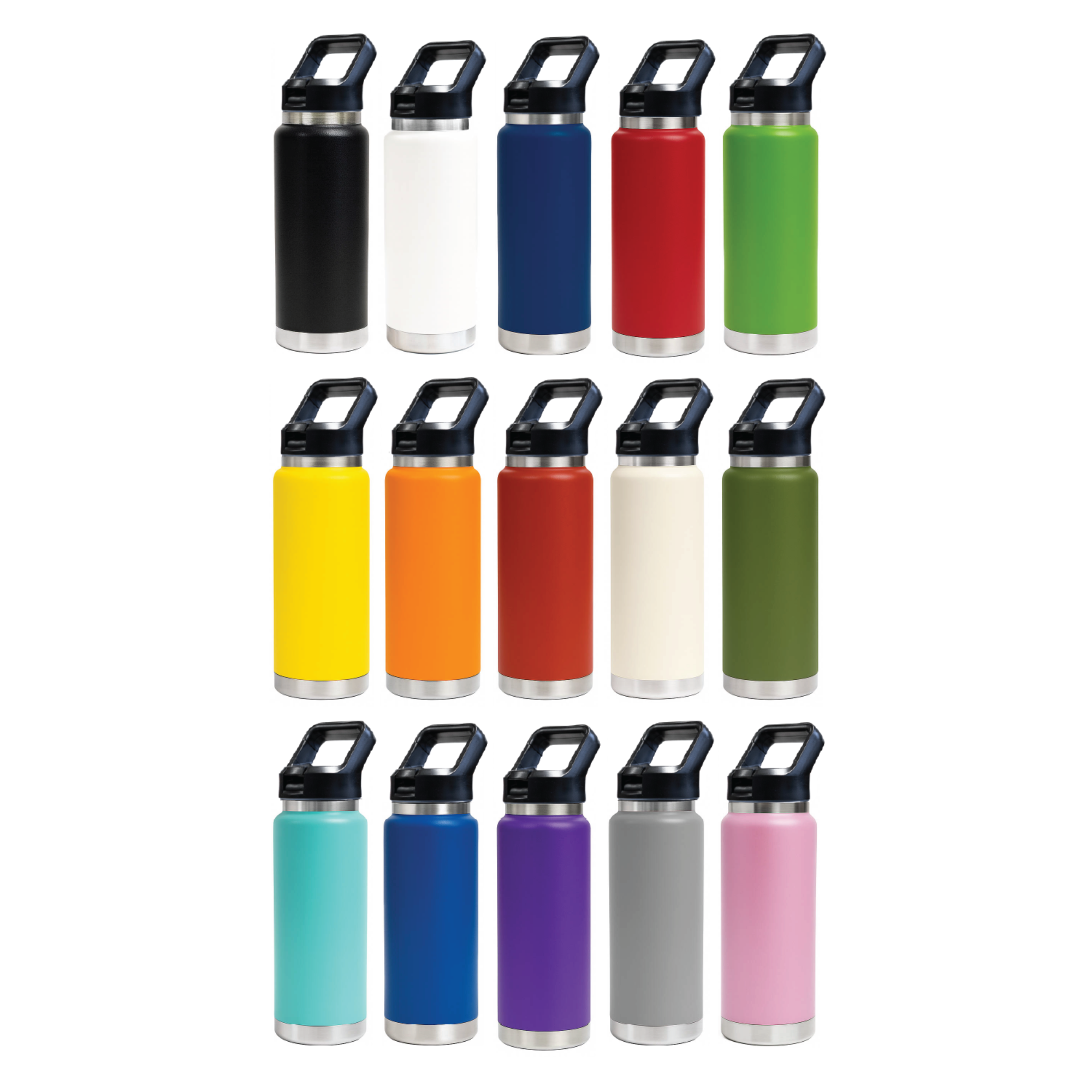 HYDRO - 750ml Vacuum Bottle - 3 Different Lid Options