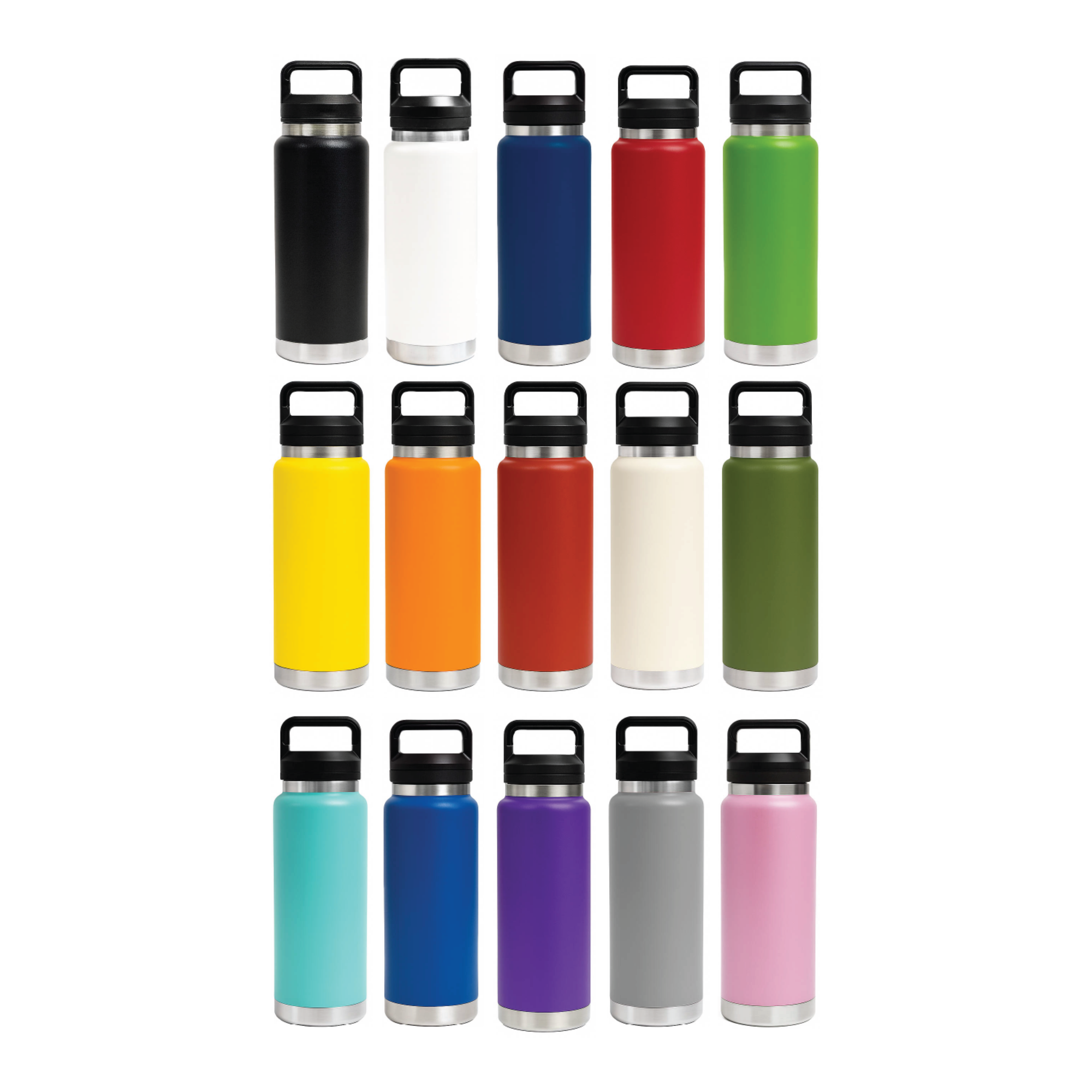 HYDRO - 750ml Vacuum Bottle - 3 Different Lid Options