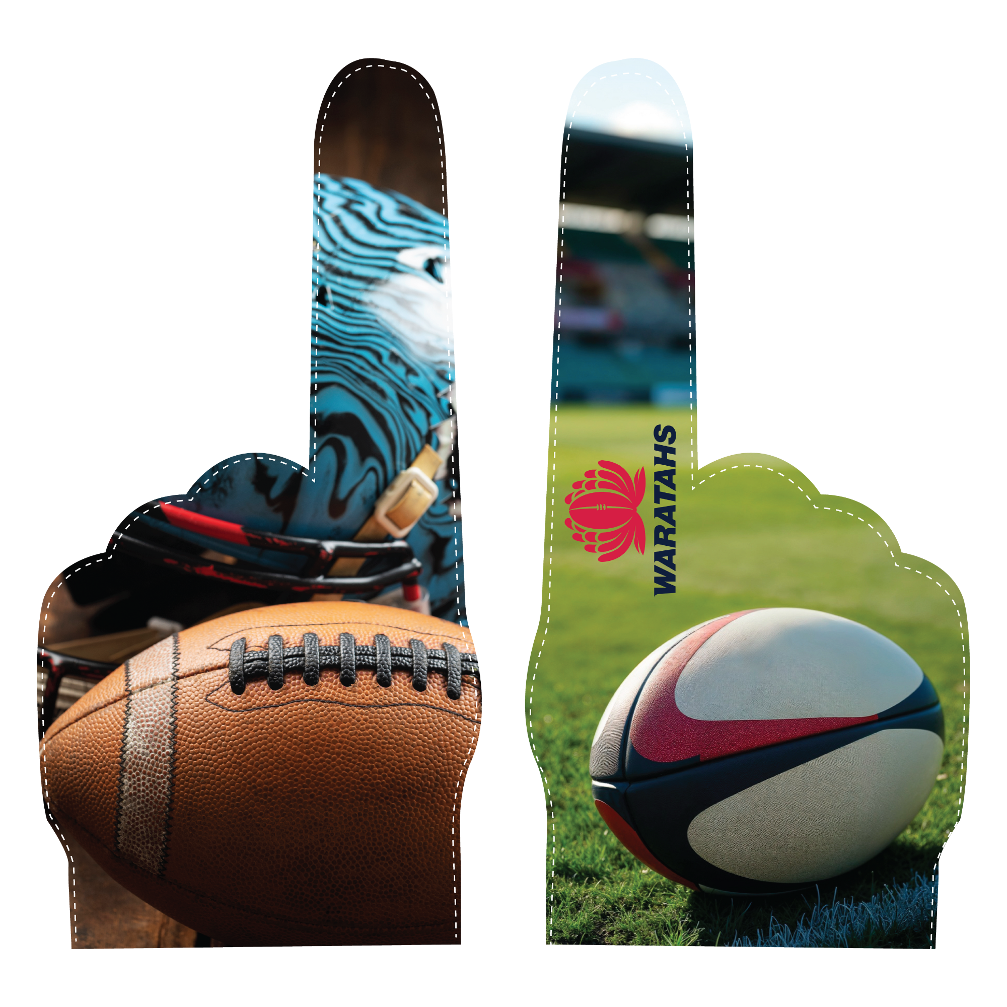 Full Colour EVA Foam Supporters Hand