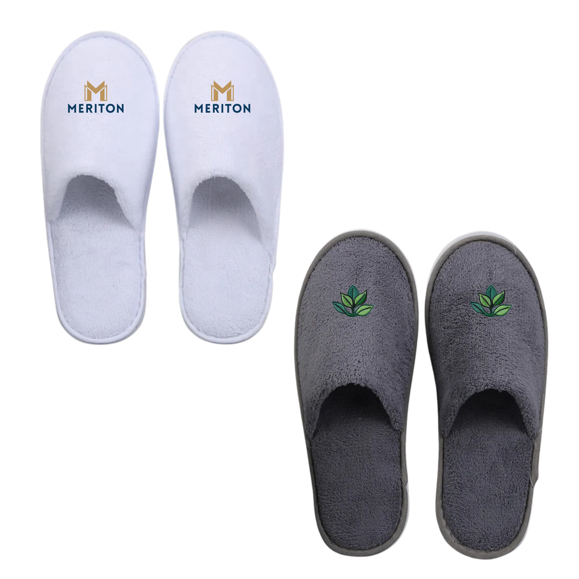 Crown Closed Toe Hotel Slippers
