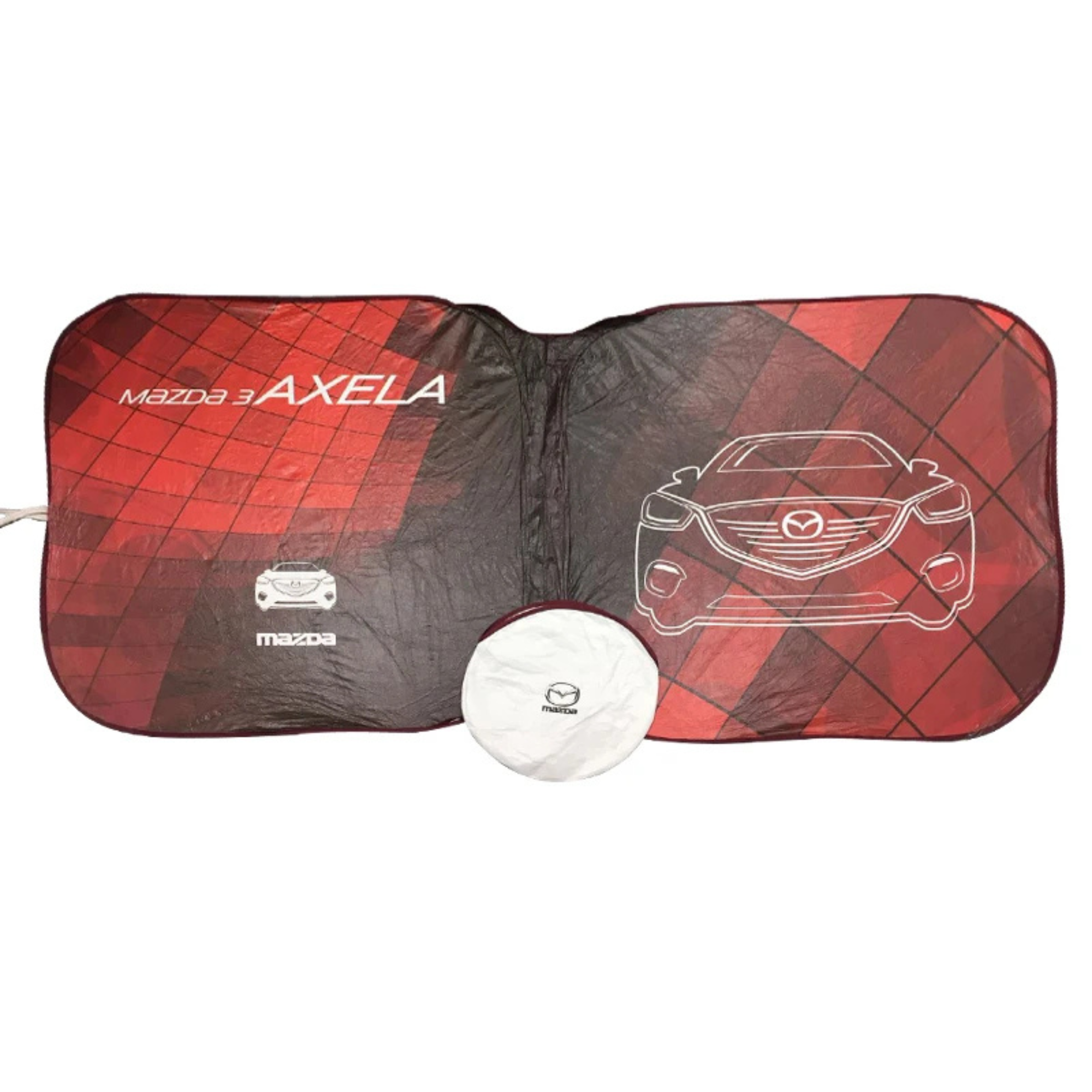 Helios Full Colour Foldable Car Sun Visor