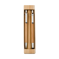 KOBY Bamboo Writing Set â€“ Ball Pen, Touch Pen & Mechanical Pencil