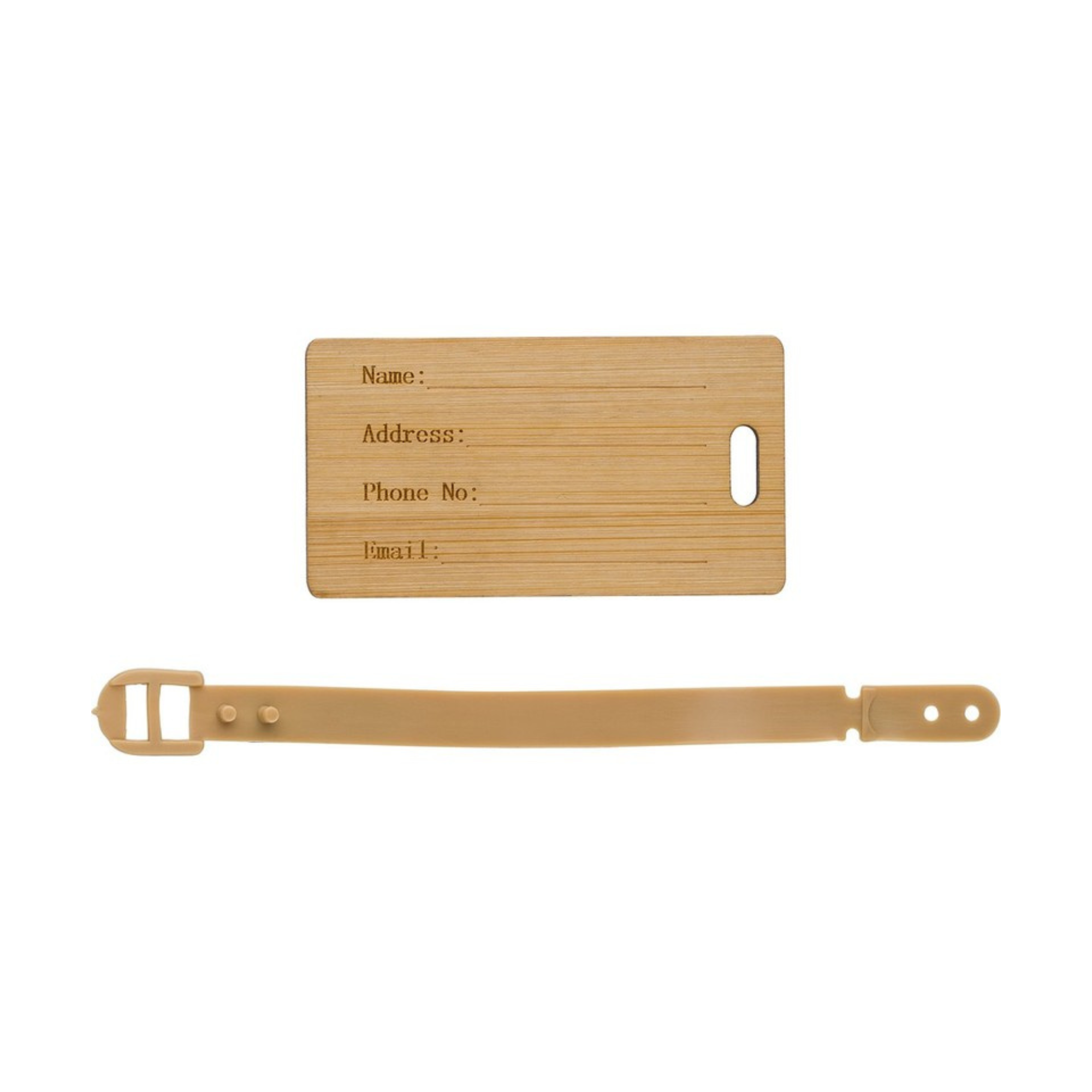 Flight Bamboo Lauggage Tag