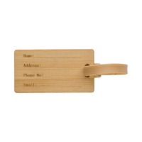 Flight Bamboo Lauggage Tag
