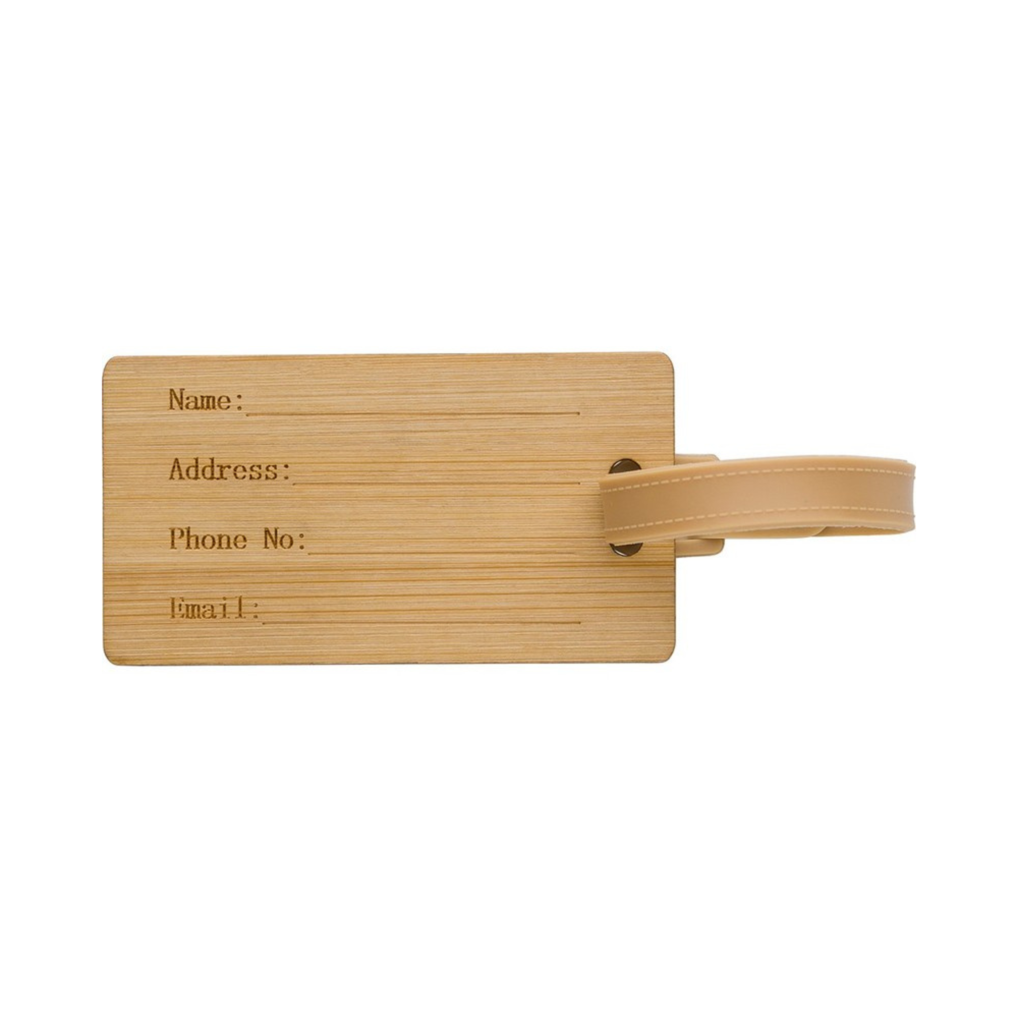 Flight Bamboo Lauggage Tag