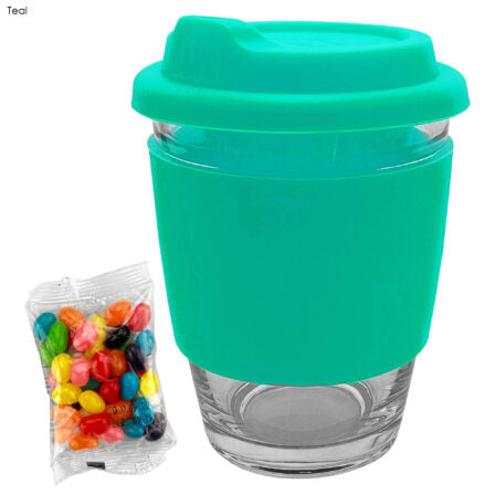 Jelly Bean In Carlo Glass Coffee Cup  - JB011