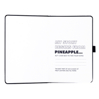 Pineapple Leather Bound JournalBook