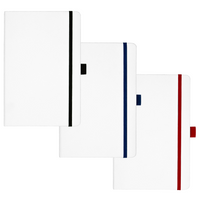 Nova White Bound JournalBook w/ Coloured Accents