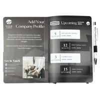 Nova White Bound JournalBook w/ Coloured Accents