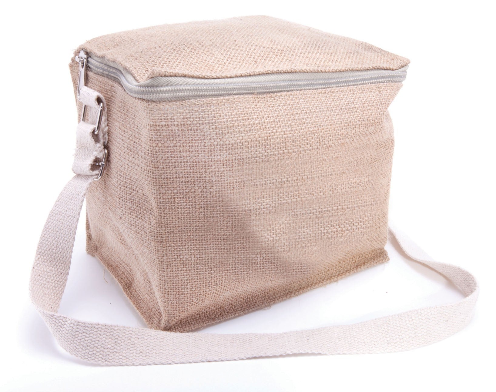 6 Can Jute Cooler Bag