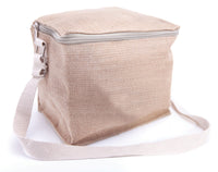 6 Can Jute Cooler Bag