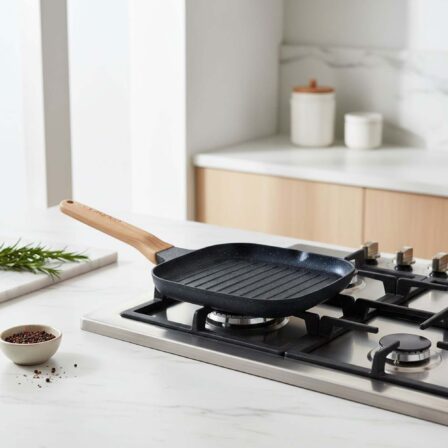 Gourmet Non-Stick Square Grill Pan  - KIT008