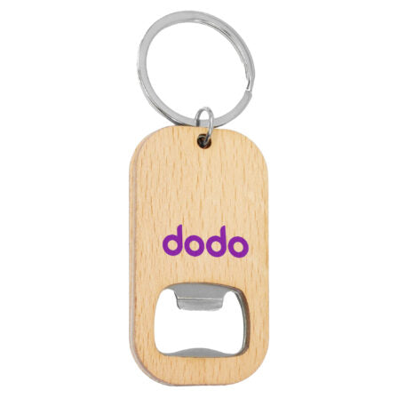 Bamboo Bar Bottle Opener Key Ring  - KRB022
