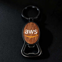 Autumn Wood Bottle Opener – Round  - KRB023