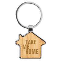 Bamboo House Key Ring  - KRO015