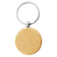 Wood Round Key Ring  - KRR013