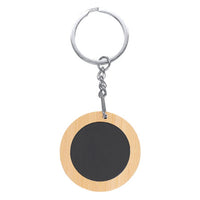 Mirage Round Bamboo Keyring  - KRR015