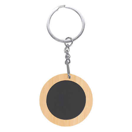 Mirage Round Bamboo Keyring  - KRR015