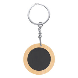 Mirage Round Bamboo Keyring  - KRR015