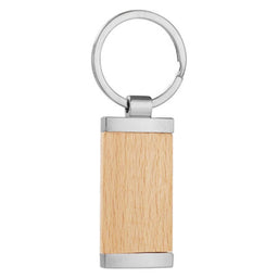 Wood Panel Key Ring  - KRS024
