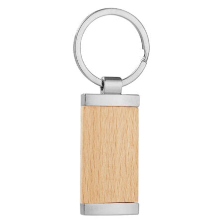 Wood Panel Key Ring  - KRS024