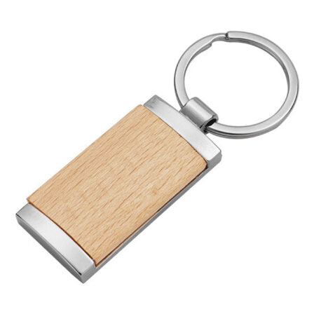Wood Panel Key Ring  - KRS024
