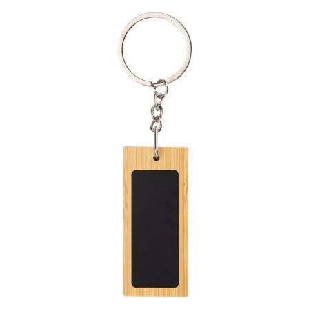 Mirage Rectangular Bamboo Keyring  - KRS026