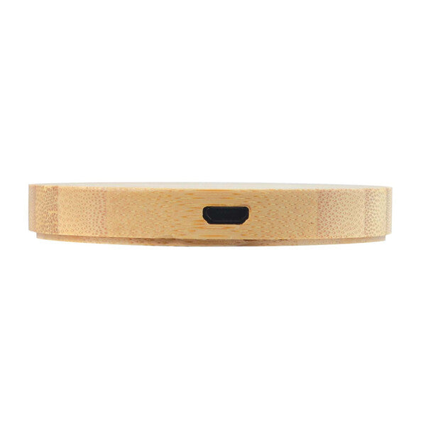 Arc Round Bamboo Wireless ChargerLL0220
