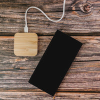 Arc Square Bamboo Wireless Charger - LL0224