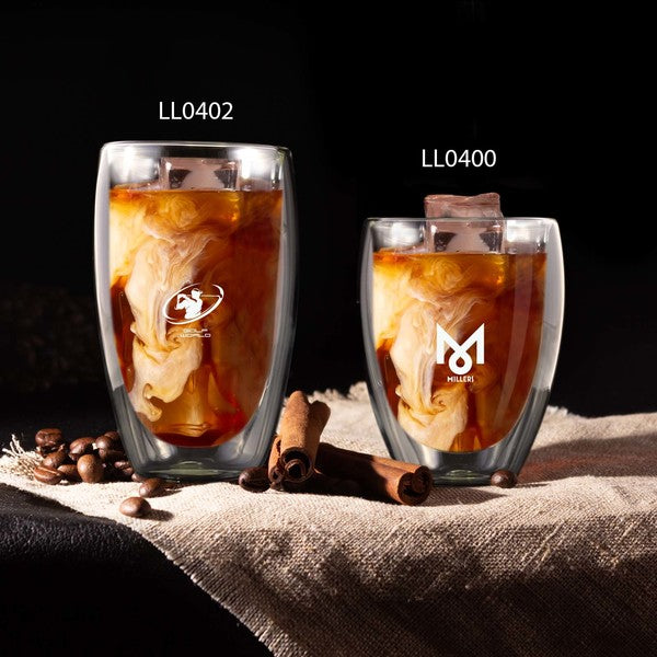 Sierra 350ml Double Wall Glass CupLL0400