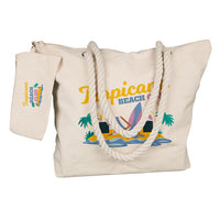 Ariel Canvas Tote Bag - LL2361