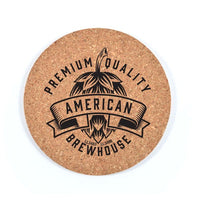 ViLLa Cork Round Coaster - LL3483