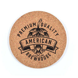 ViLLa Cork Round Coaster - LL3483