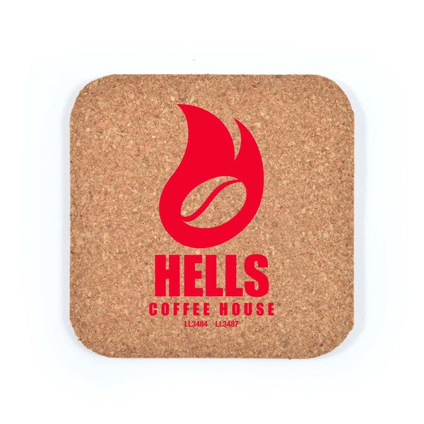 ViLLa Cork Square Coaster - LL3484