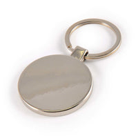 Circle Bamboo Zinc KeytagLL3524