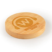 Discus Bamboo Bottle Opener Coaster - LL4998