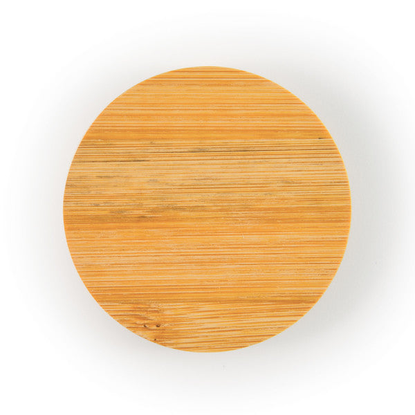 Discus Bamboo Bottle Opener Coaster - LL4998