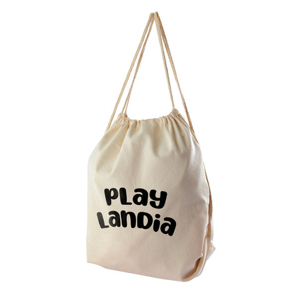 Calico Drawstring Library Backpack - LL506