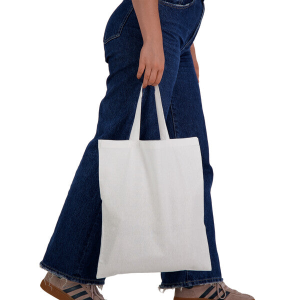 Coloured Cotton Short Handle Tote BagLL509