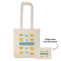 City Shopper Folding Calico Bag (LH)LL529