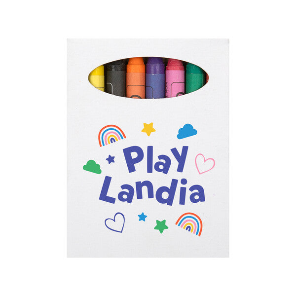 Colouring Short Handle Cotton Bag & Crayons - LL5520