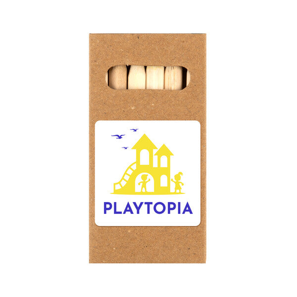 Colouring Short Handle Cotton Bag & Pencils - LL5523