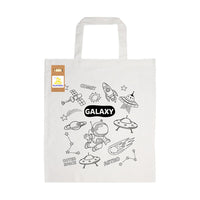 Colouring Short Handle Cotton Bag & Pencils - LL5523
